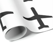 Papier Cadeau Avion (Coin rond)