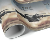 Papier Cadeau Avion de cargaison de C-17 Globemaster (Coin rond)