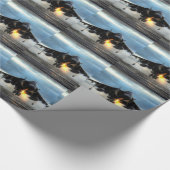 Papier Cadeau Avion de chasse de harrier (Coin)