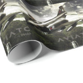 Papier Cadeau Avion de chasse du fantôme F-4 (Coin rond)