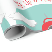 Papier Cadeau Avion en route (Coin rond)