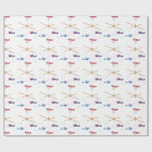 Papier Cadeau Avion mobile (Plat)