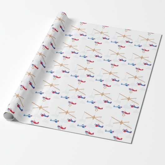 Papier Cadeau Avion mobile (Déroulé)