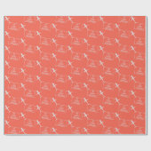 Papier Cadeau Avion & Nom Indicateur, Anniversaire de enfant Per (Plat)