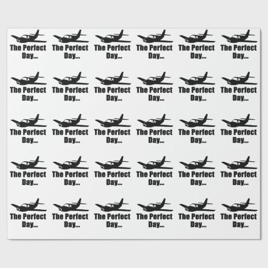 Papier Cadeau Avion populaire (Plat)