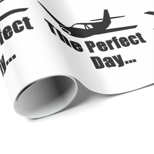 Papier Cadeau Avion populaire (Coin rond)