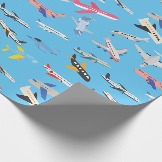 Papier Cadeau Avions (Coin)
