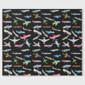 Papier Cadeau Avions (Plat)
