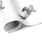 Papier Cadeau Avions (Coin rond)