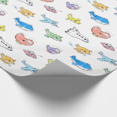 Papier Cadeau Avions mignons (Coin)