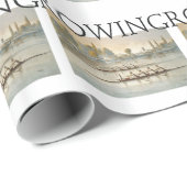 Papier Cadeau Aviron SUPÉRIEUR (Coin rond)