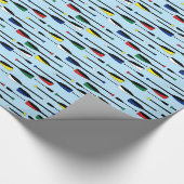 Papier Cadeau Avirons d'aviron (Coin)