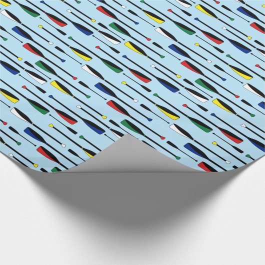 Papier Cadeau Avirons d'aviron (Coin)