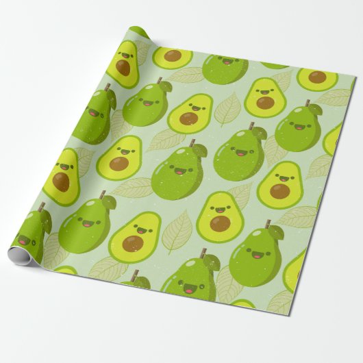 Papier Cadeau Avocado (Déroulé)