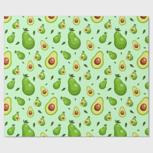 Papier Cadeau Avocado (Plat)