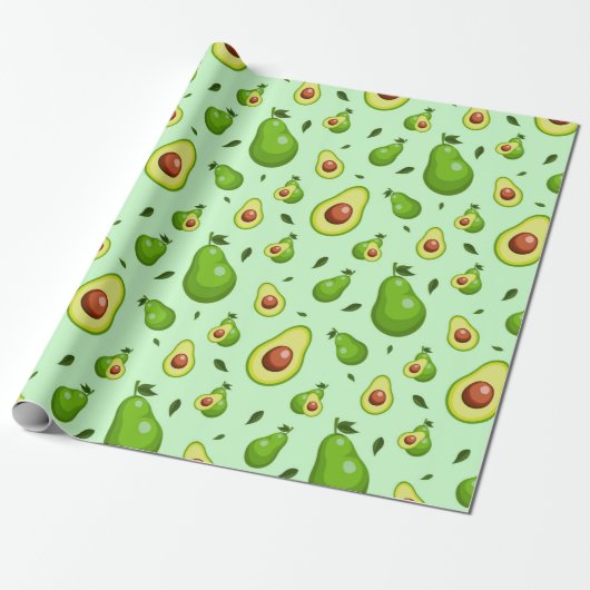 Papier Cadeau Avocado (Déroulé)