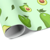 Papier Cadeau Avocado (Coin rond)