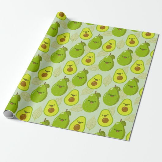 Papier Cadeau Avocado (Déroulé)