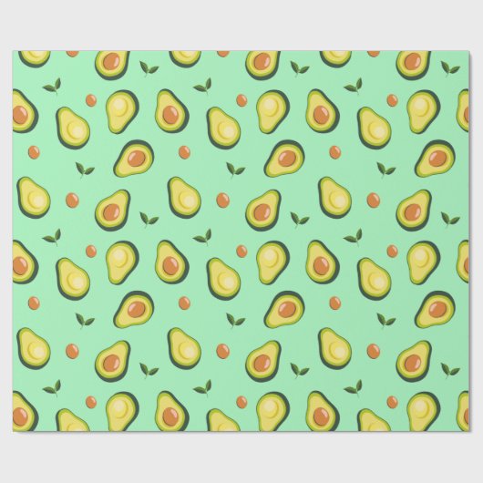 Papier Cadeau Avocado (Plat)