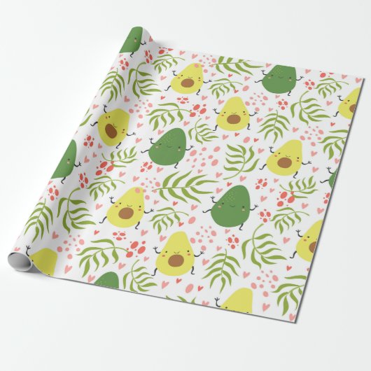 Papier Cadeau Avocado (Déroulé)