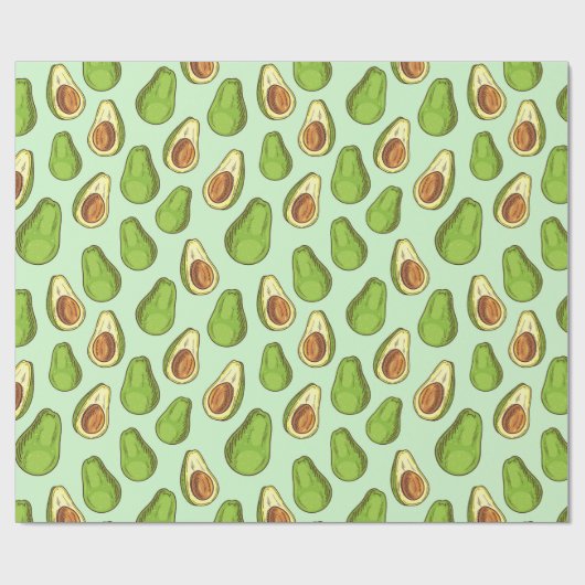 Papier Cadeau Avocado (Plat)