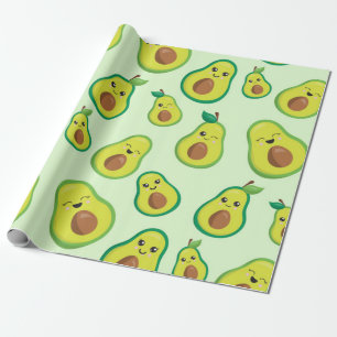 Papier Cadeau Avocado Love