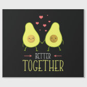 Papier Cadeau Avocado Mieux Ensemble (Plat)