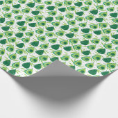 Papier Cadeau Avocado, timbre texturé, motif transparent. (Coin)