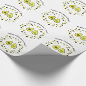 Papier Cadeau Avocado Valentine (Coin)