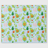Papier Cadeau Avocado Wrapping Paper (Plat)