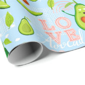 Papier Cadeau Avocado Wrapping Paper (Coin rond)