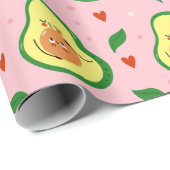 Papier Cadeau Avocado Wrapping Paper (Coin rond)