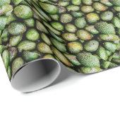 Papier Cadeau Avocados (Coin rond)