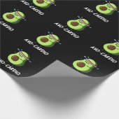 Papier Cadeau Avocardio Funny Excercise Avocado Pun Dark BG (Coin)