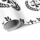 Papier Cadeau Avocat de la Faculté de droit (Coin rond)