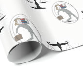 Papier Cadeau Avocat en papier d'emballage (Coin rond)