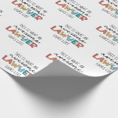 Papier Cadeau Avocat | Procureur | Awesome Avocat Drôle (Coin)