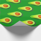 Papier Cadeau Avocat vert addict art mignon (Coin)