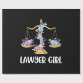 Papier Cadeau Avocate fille (Plat)