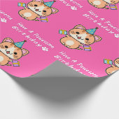 Papier Cadeau Avoir Un Anniversaire Génial - Ginger Tabby Cat 2 (Coin)