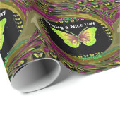 Papier Cadeau Avoir un jour agréable Hakuna Matata Texte.png (Coin rond)