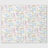 Papier Cadeau Avril, 14 Anniversaire Cadeau Papier (Plat)