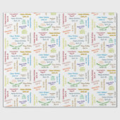 Papier Cadeau Avril, 26 Anniversaire Cadeau Papier (Plat)