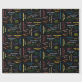 Papier Cadeau Avril, 27 Anniversaire Cadeau Papier (Plat)