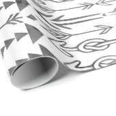 Papier Cadeau Awesome aquarelle éclabousser les flèches de la tr (Coin rond)