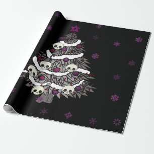 Papier Cadeau Awesome mauve et noir
