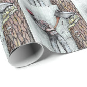 Papier Cadeau Axe de Man (Coin rond)