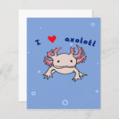 Papier Cadeau Axolotl | Axolotl Pour Valentines (Devant / Derrière)