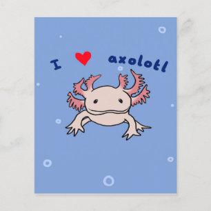 Papier Cadeau Axolotl Axolotl Pour Valentines