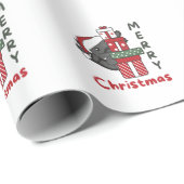 Papier Cadeau Axolotl Christmas Poison Winter Animals Axolotl (Coin rond)